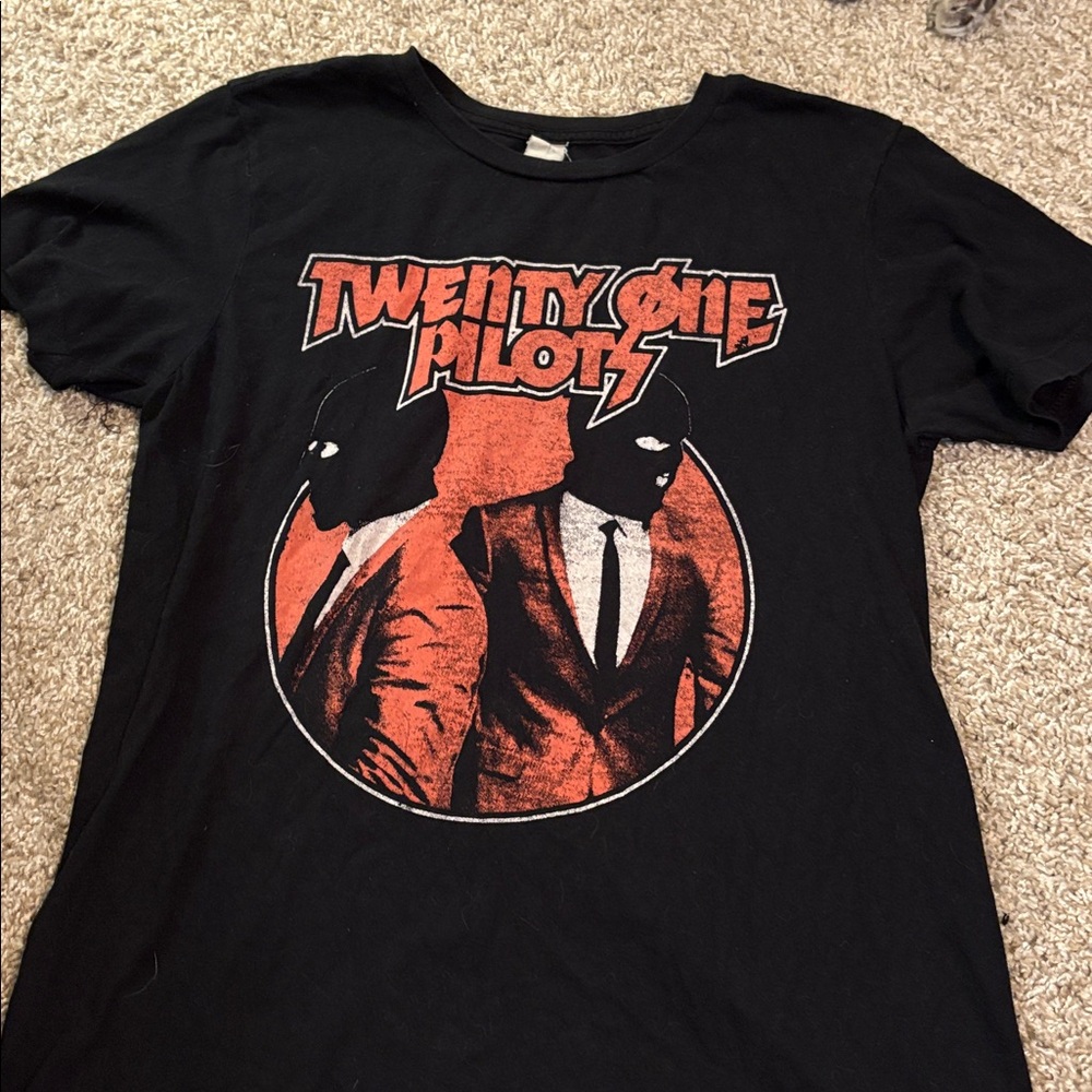 Twenty One Pilots Black Graphic T-Shirt